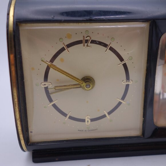 Vintage Reuge Dancing Ballerina Music Box Alarm Clock - Picture 2 of 16